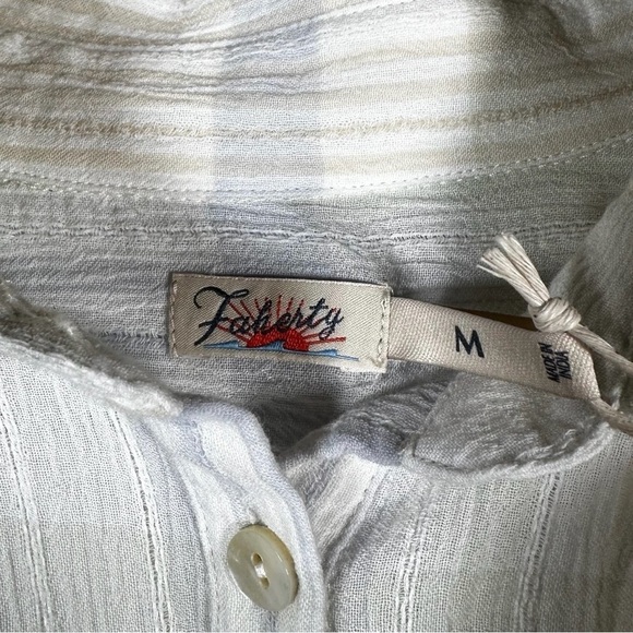 FAHERTY Olli Gauze Organic Cotton Top in Atwood Plaid - Picture 11 of 13